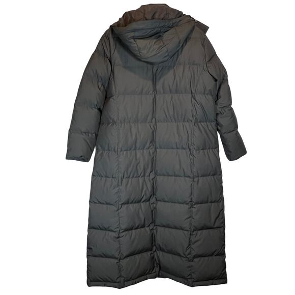 LL Bean Down Puffer Long Jacket Women's PXL Black Parka Detachable Hood - Picture 2 of 14